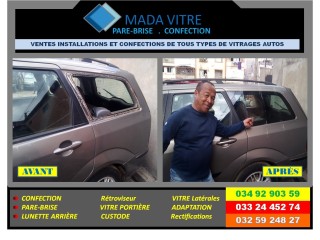 VENTE ET CONFECTION VITRE AUTO